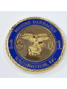 Marine Barracks Washington DC 1801 8th & I 2009 Evening Parade Challenge Coin